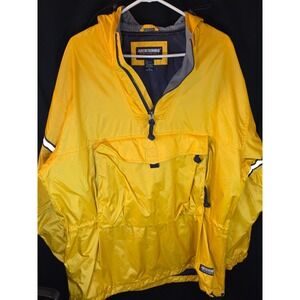 Abercrombie & Fitch Yellow Vintage Anorak Jacket Pullover Windbreaker Mens Small